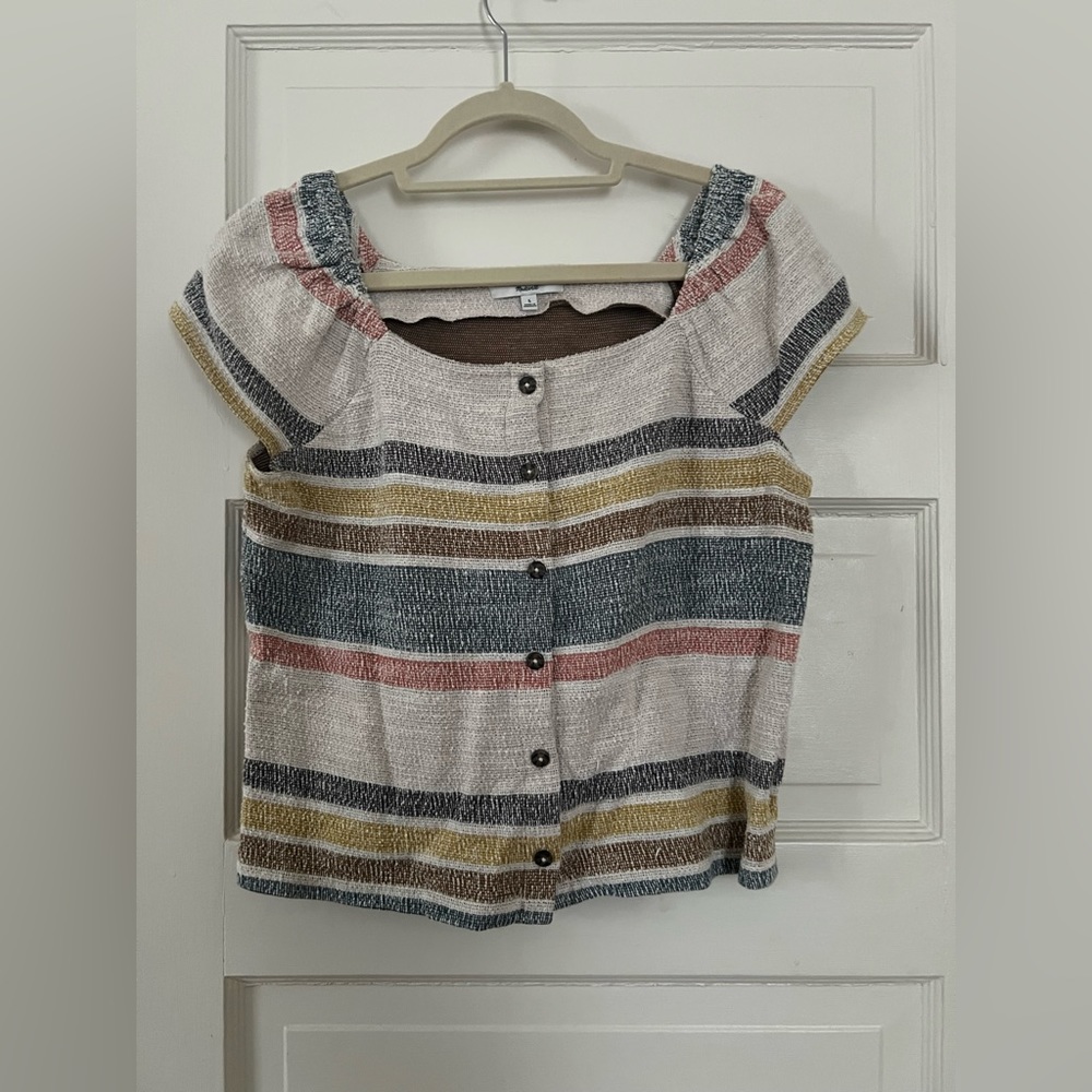 Madewell Cropped blouse